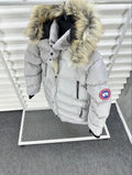 puffer canada goose white  - GND 01