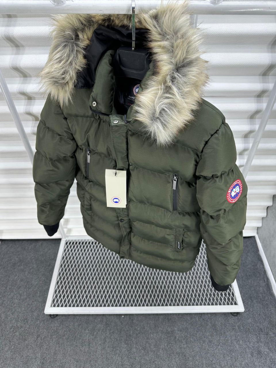 puffer canada goose khaki  - GND 02