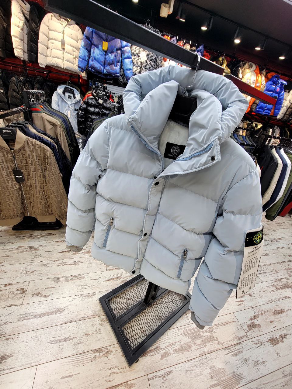 stone island white  - STN 01