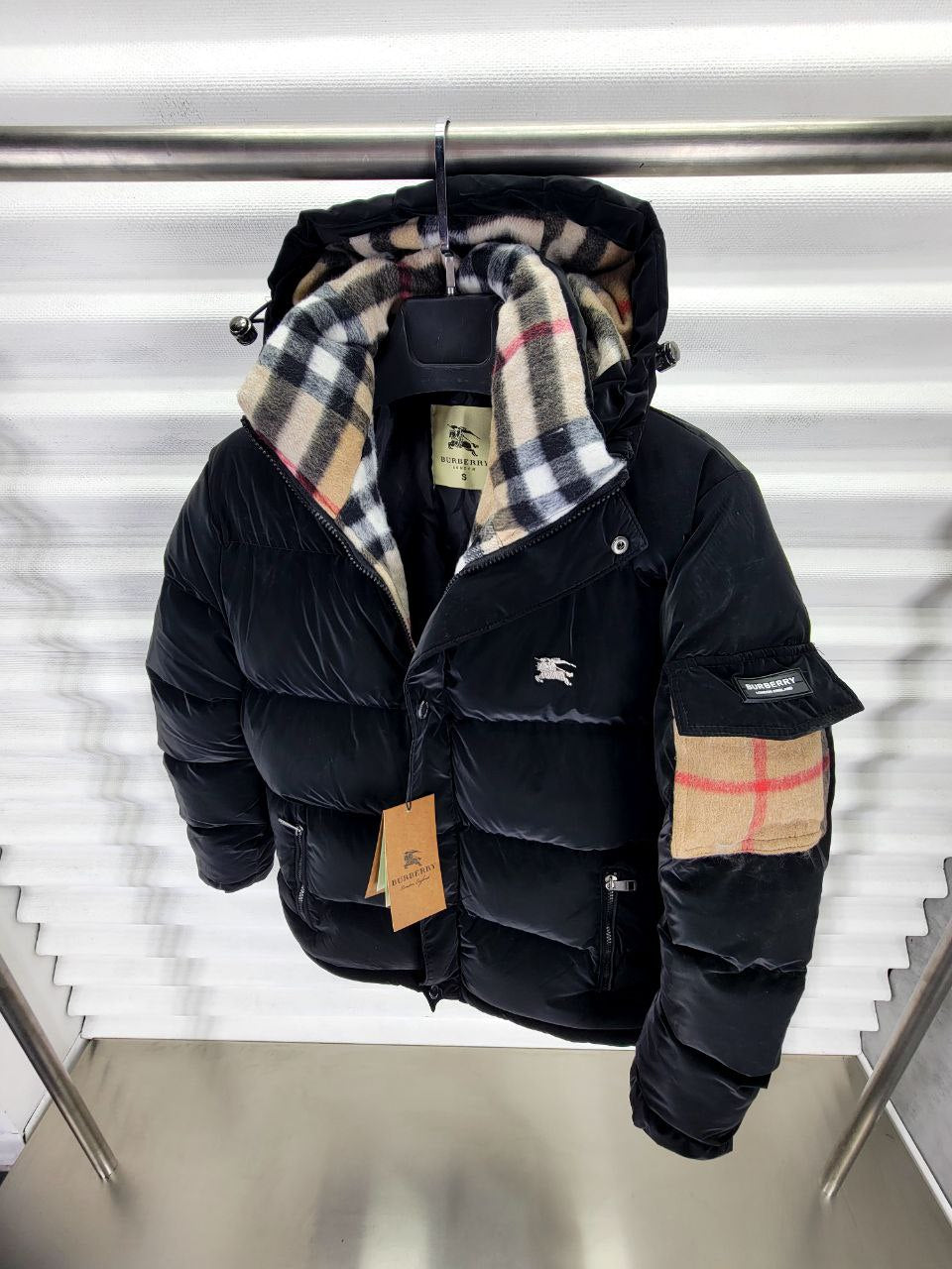 puffer burberry black-BRB 01
