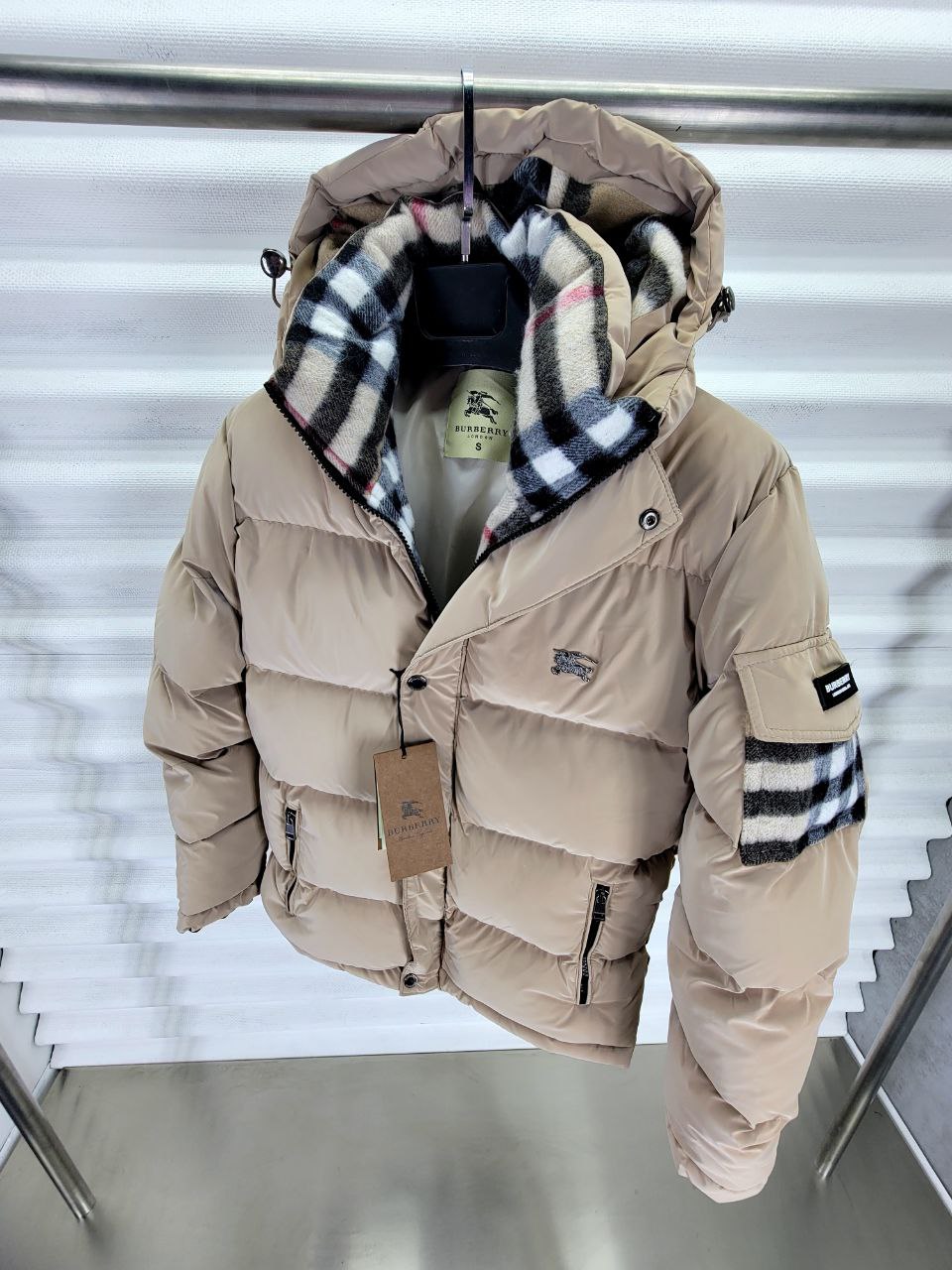 puffer burberry beige-BRB 02