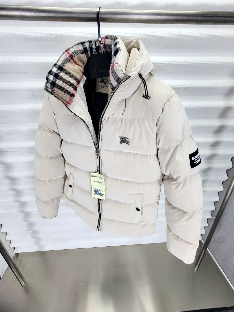 puffer burberry white-BRB 05