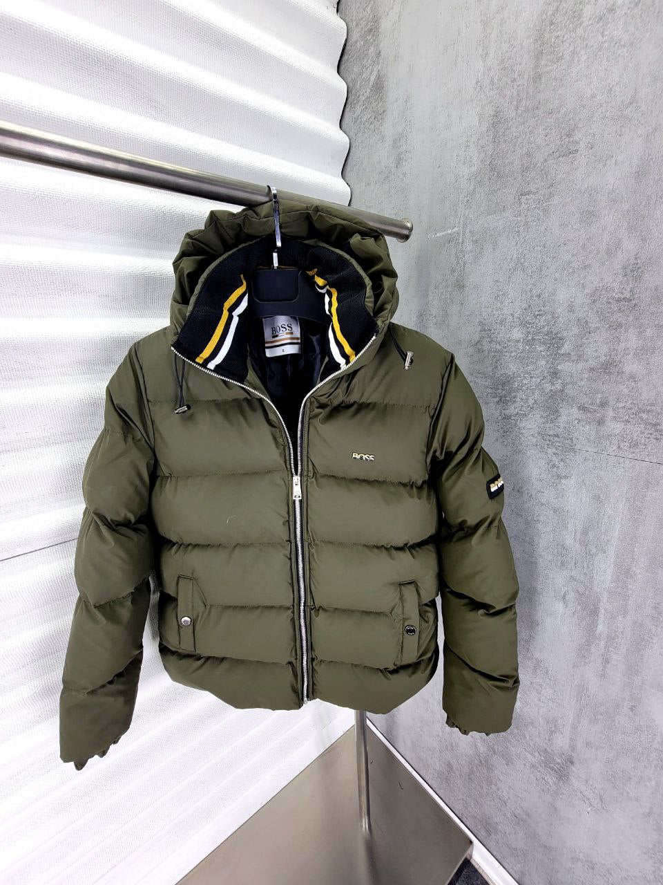 jacket boss khaki-BOS02