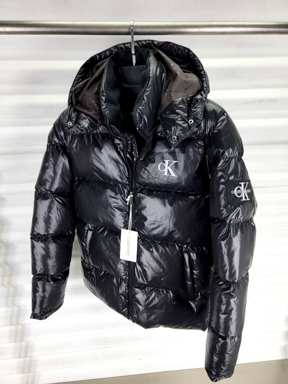 puffer calvin klein black-CKL05