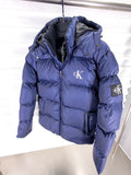 puffer calvin klein blue-CKL06