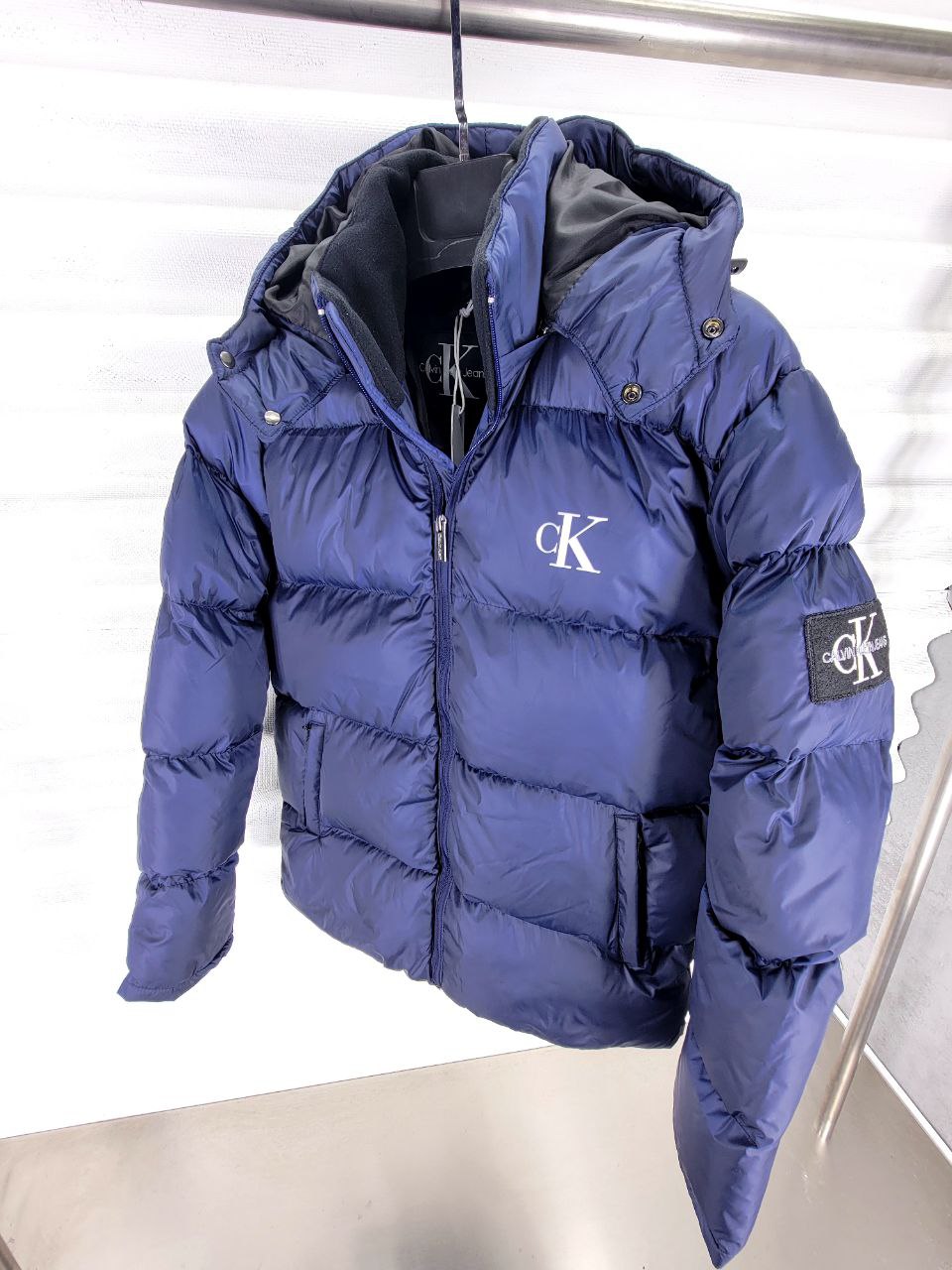 puffer calvin klein blue-CKL06