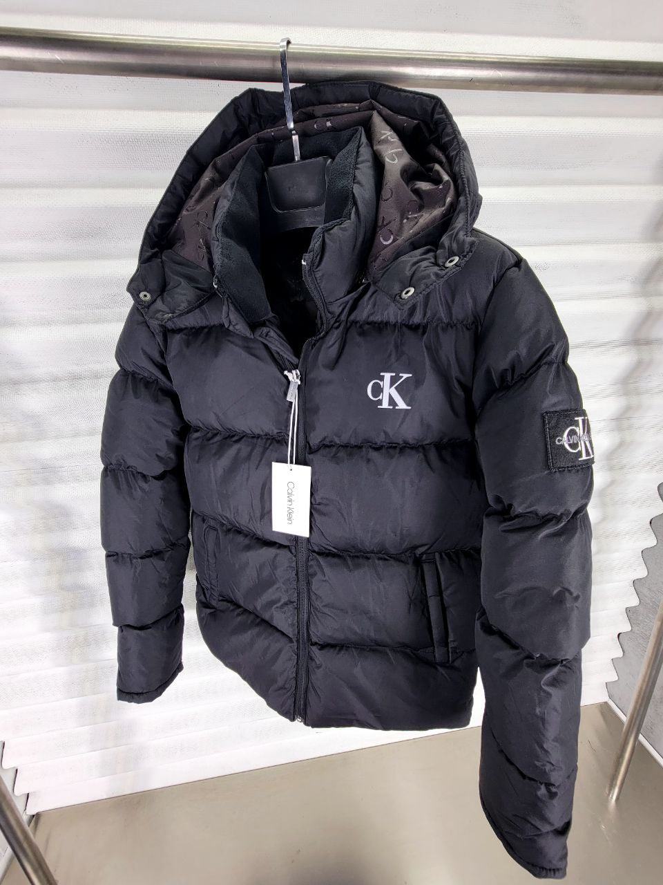 puffer calvin klein black-CKL07