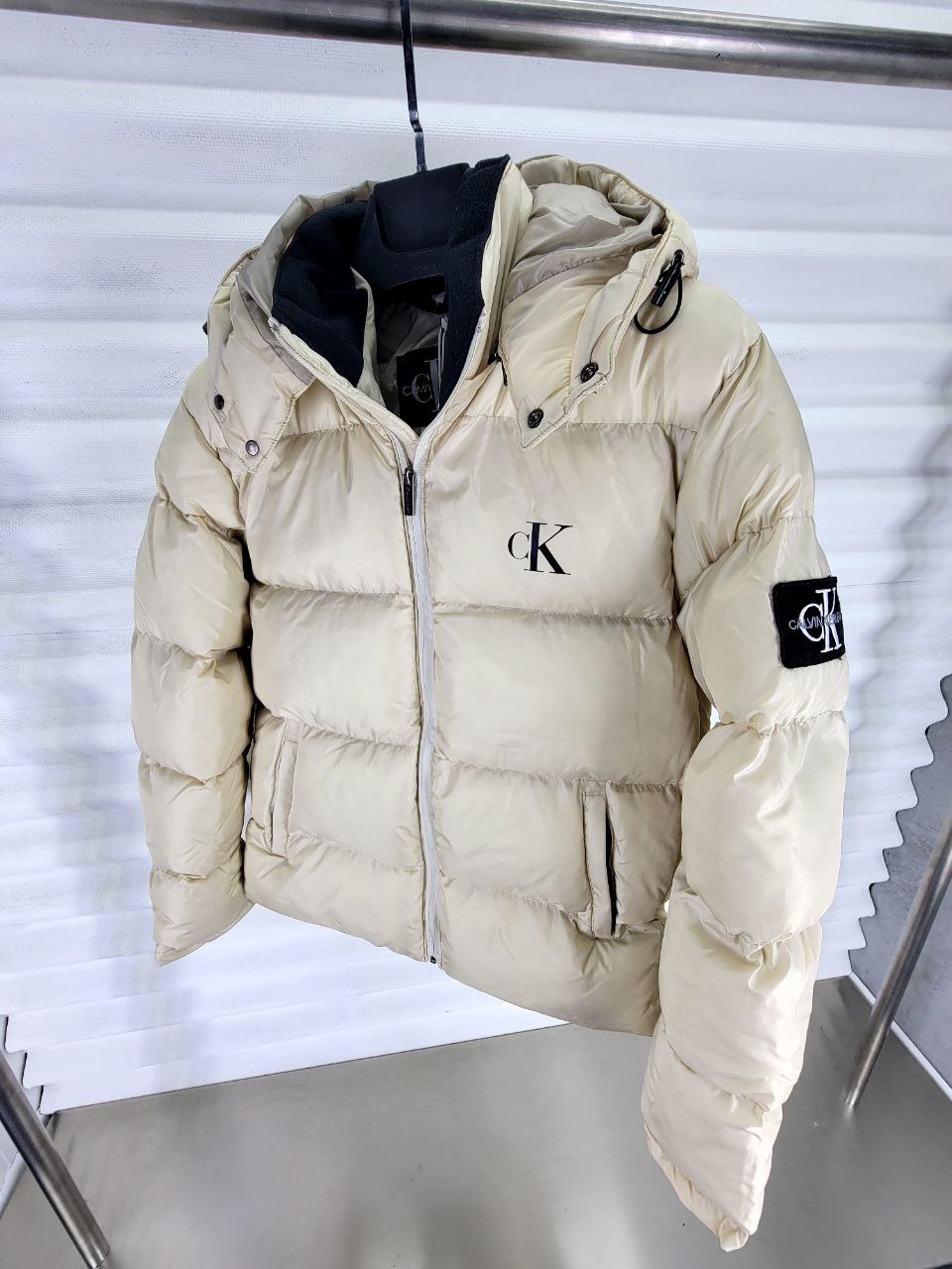 puffer calvin klein cream -CKL10