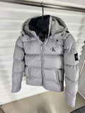 puffer calvin klein grey -CKL11